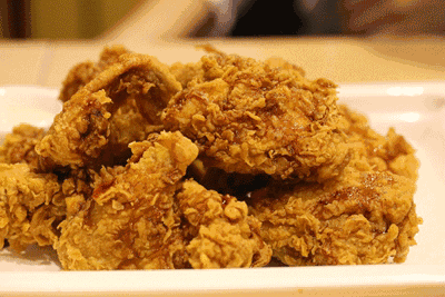 天气预报说：今天该吃炸鸡啦~