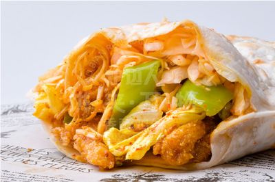 潮流小吃香酥鸡饼，千金难买好食光！